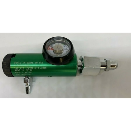 Invacare Oxygen Regulator, 0-8LPM, 540 CGA TAGTR8-5B